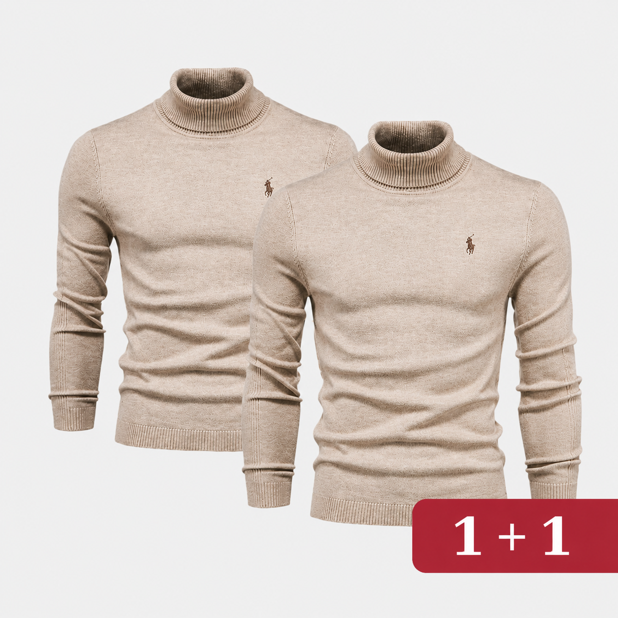 Double Elegance Rollkragenpullover – Kaufe 1, Erhalte 1 Gratis