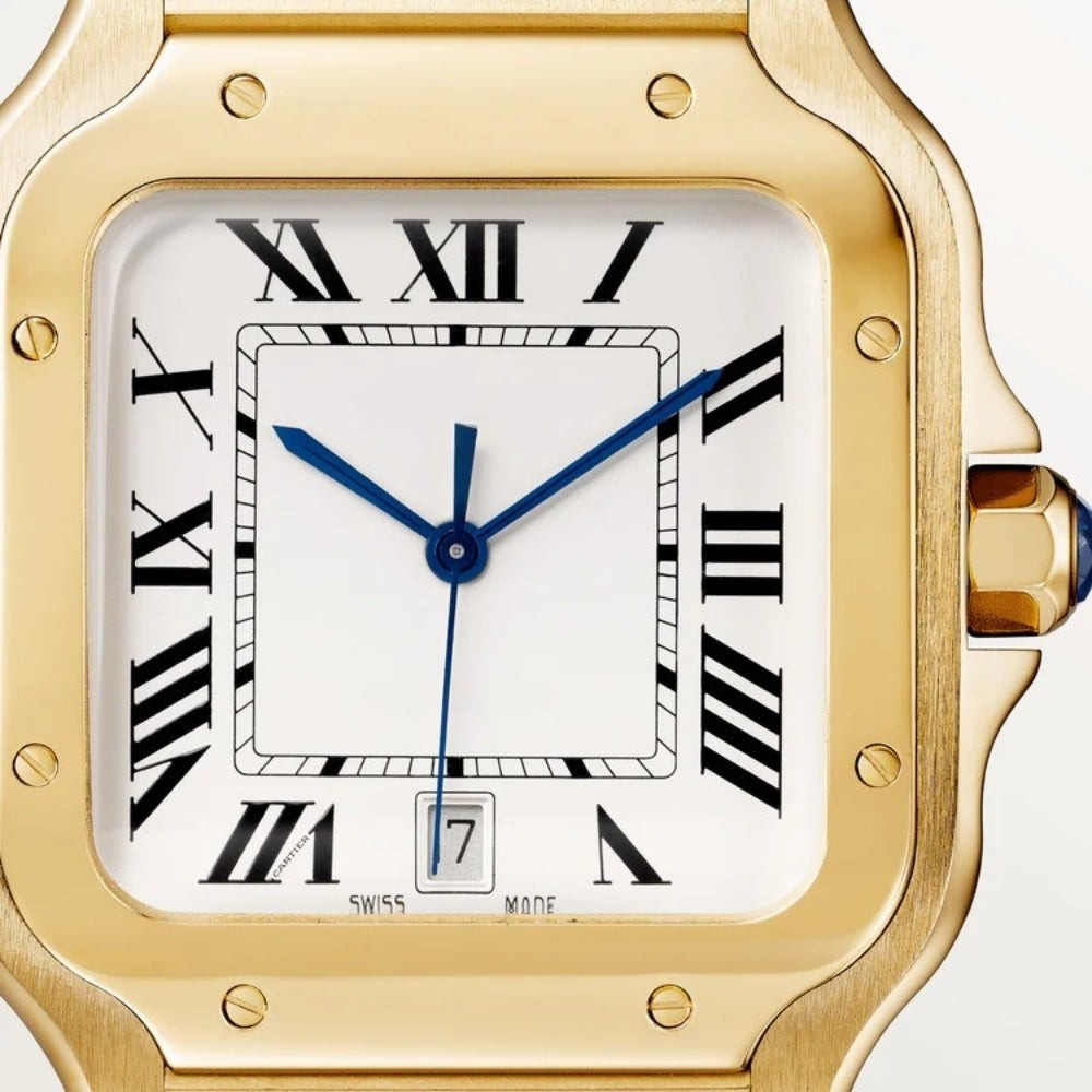 Santos Gold Herrenuhr