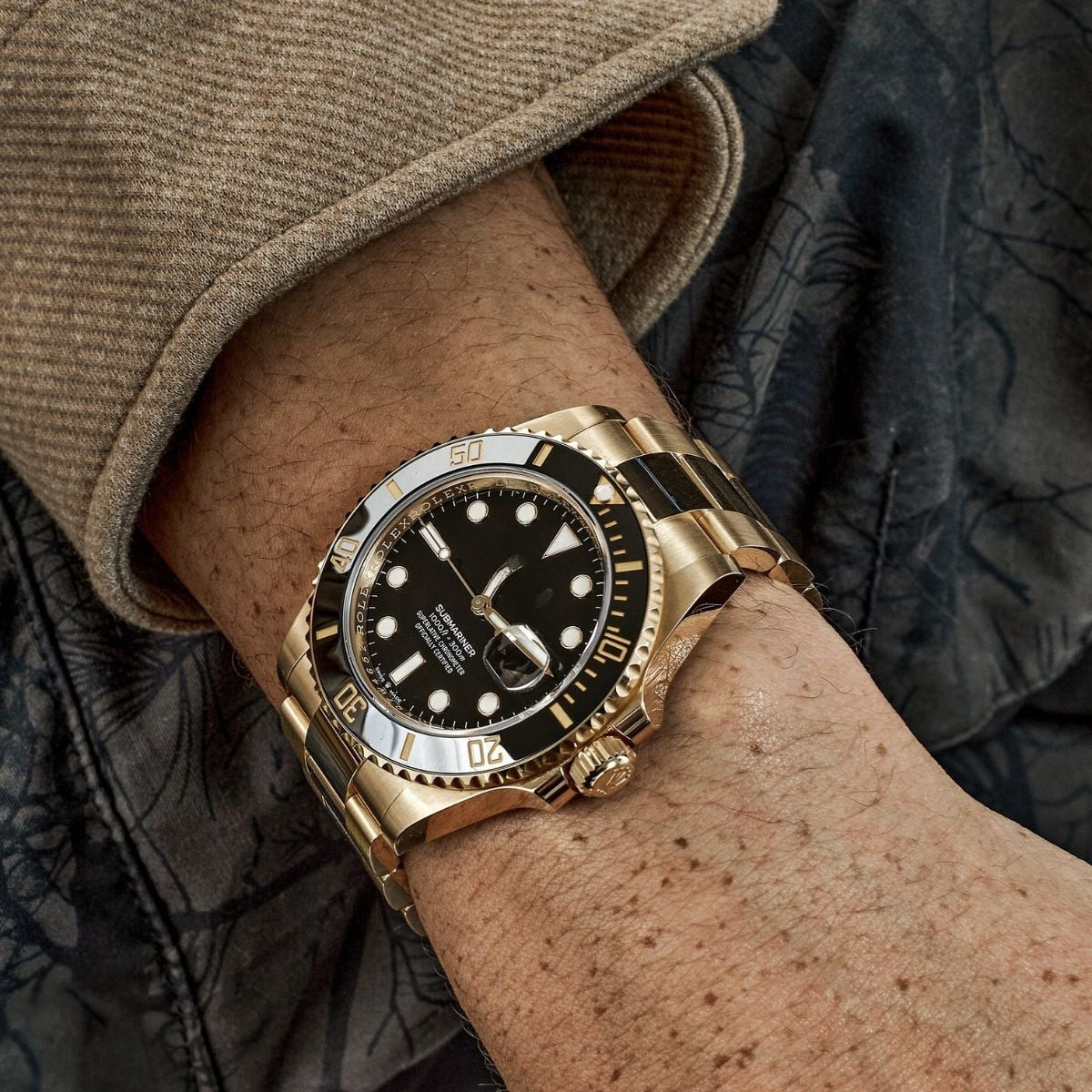 Submariner Date 126618ln-0002 Gelbgold Mit Schwarzem Zifferblatt