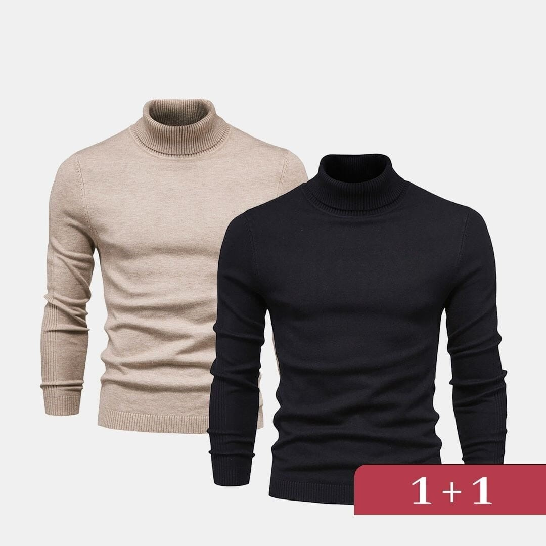 Double Elegance Rollkragenpullover – Kaufe 1, Erhalte 1 Gratis