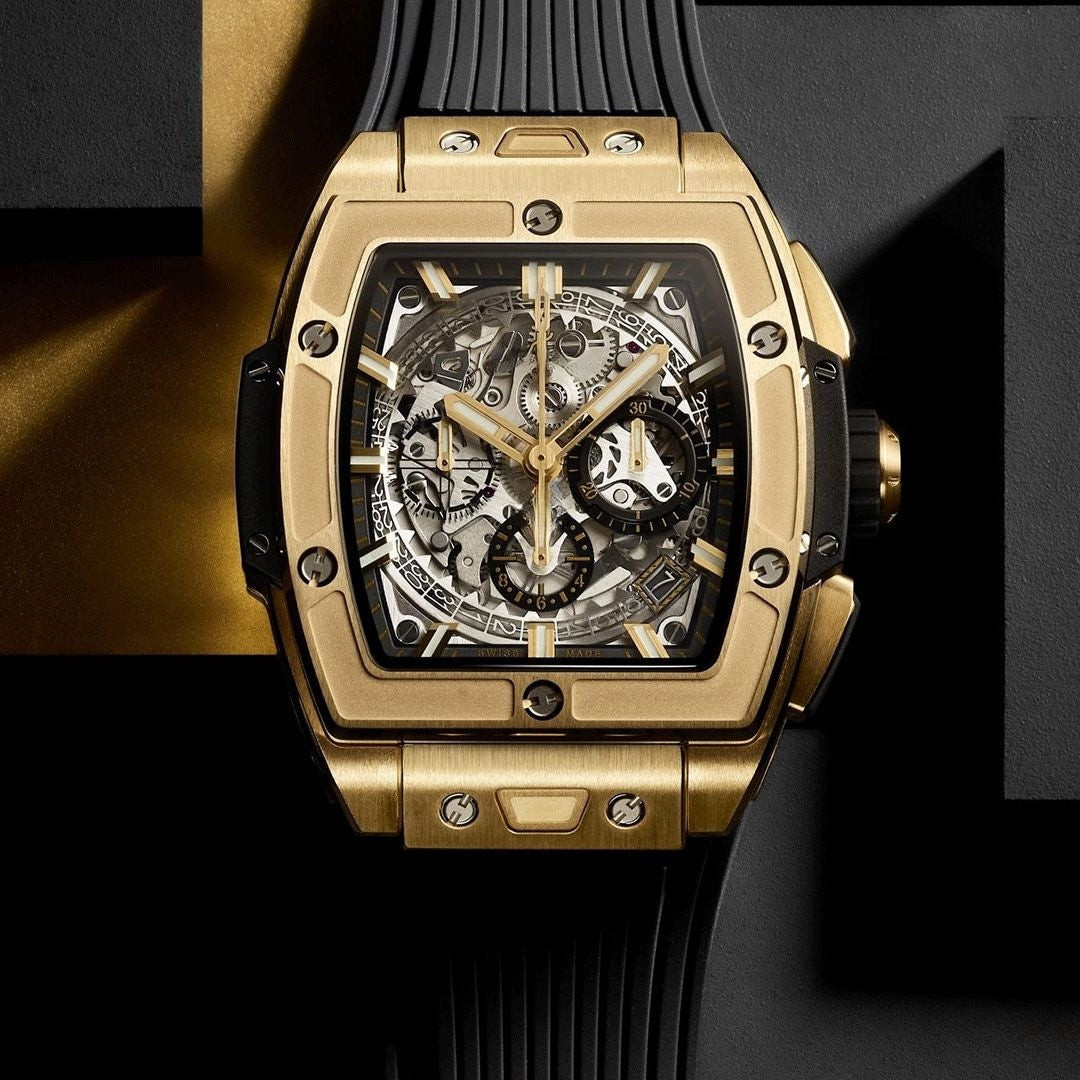 Gelbgold 42mm Herrenchronograph