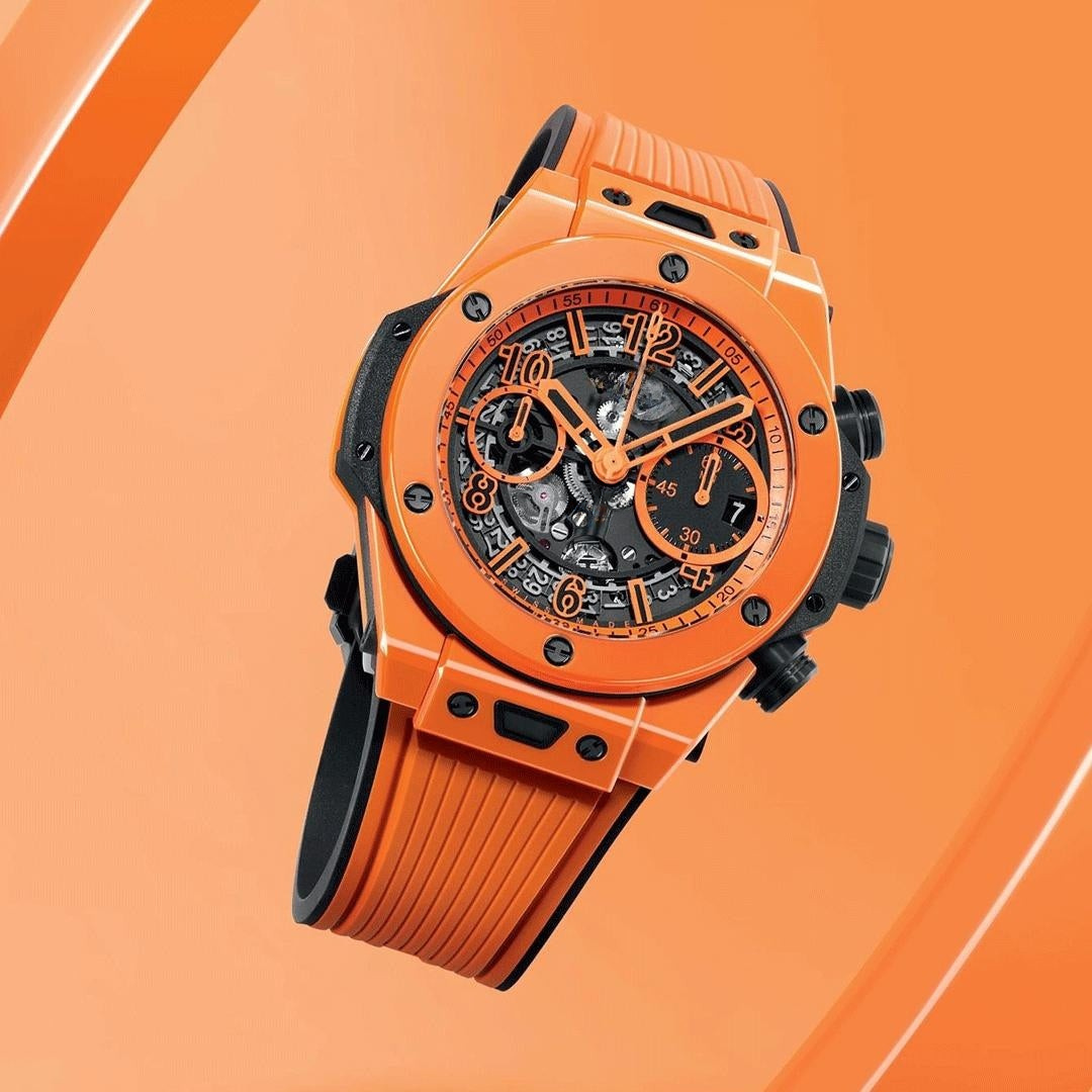 Unico Orange Keramik 42mm Herrenuhr