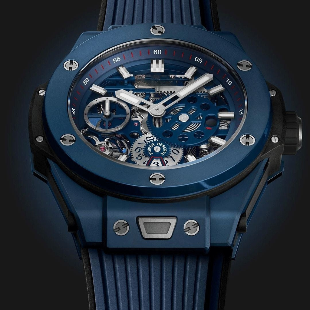 Keramik Blau 45mm Herrenchronograph