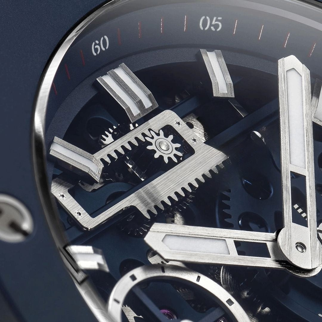 Keramik Blau 45mm Herrenchronograph