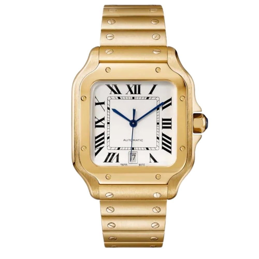 Santos Gold Herrenuhr