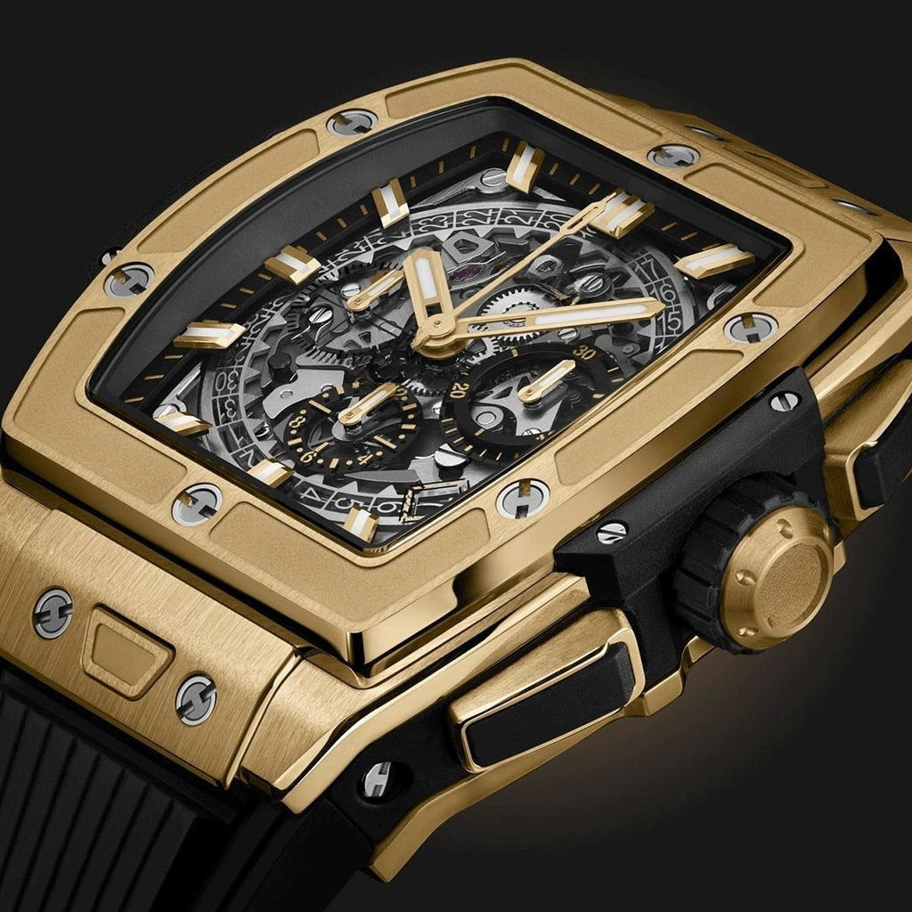 Gelbgold 42mm Herrenchronograph