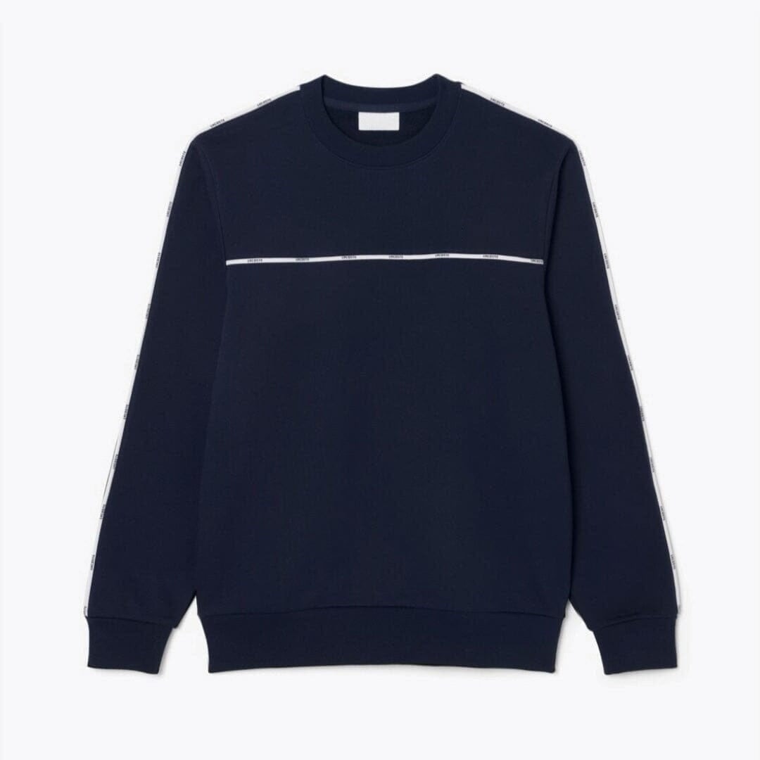 Fleece-Sweatshirt Mit Logo-Besatz