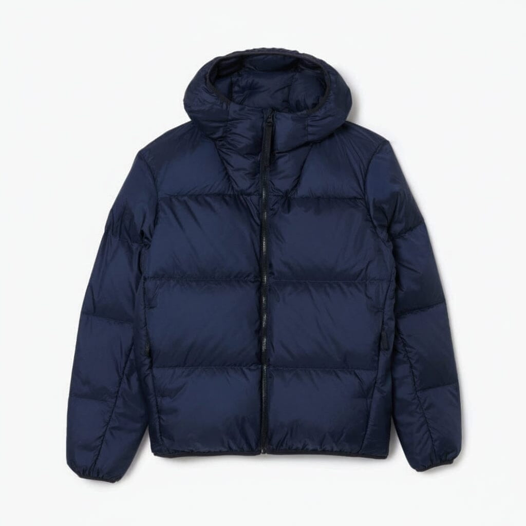 Kurze Wasserabweisende Daunenjacke Mit Kapuze