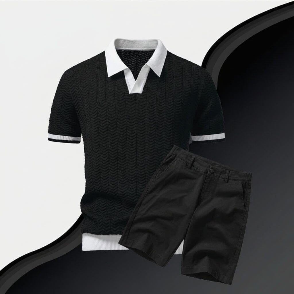 Old Money Poloshirt + Shorts Set