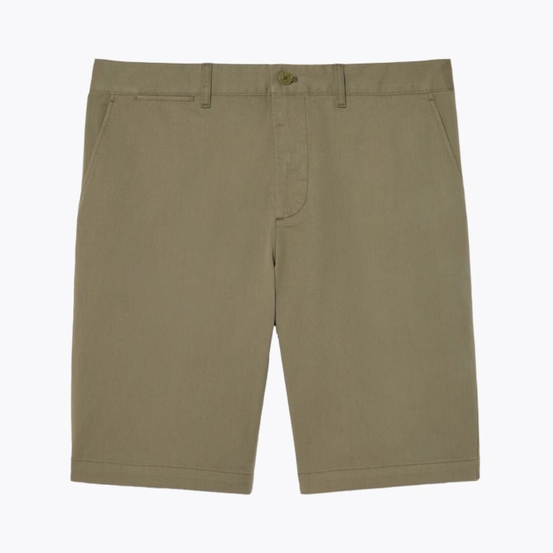 Slim Fit Stretch Baumwoll-Chino Shorts