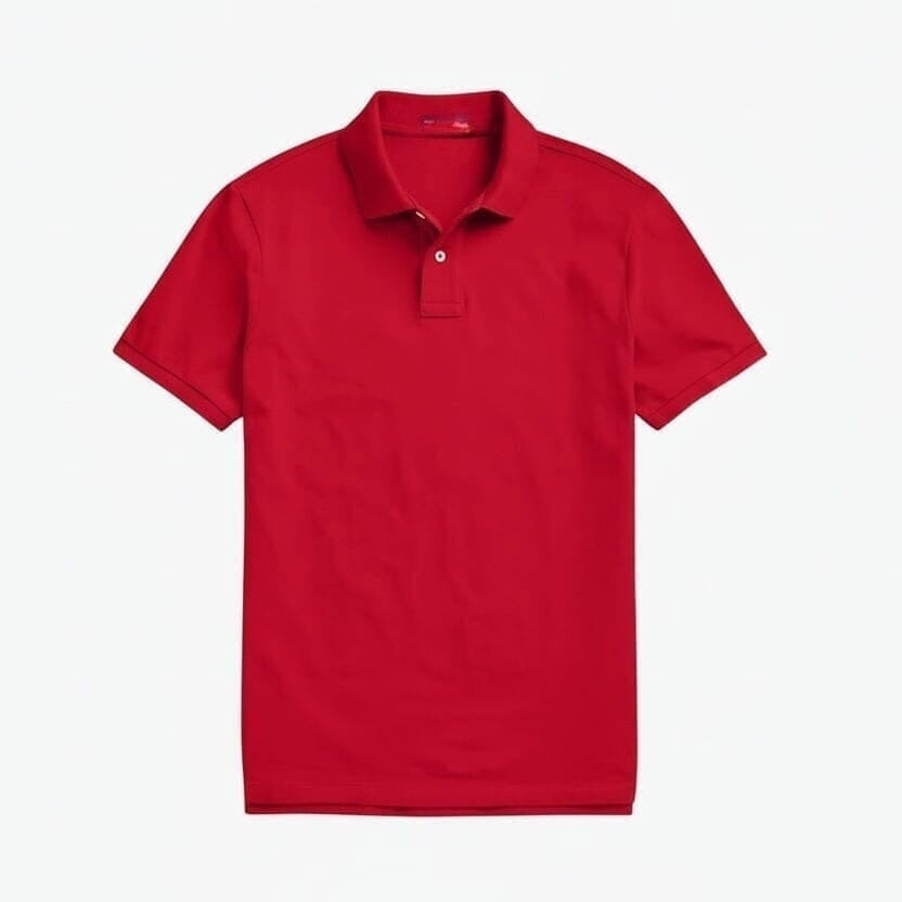 Klassisches Mesh Poloshirt