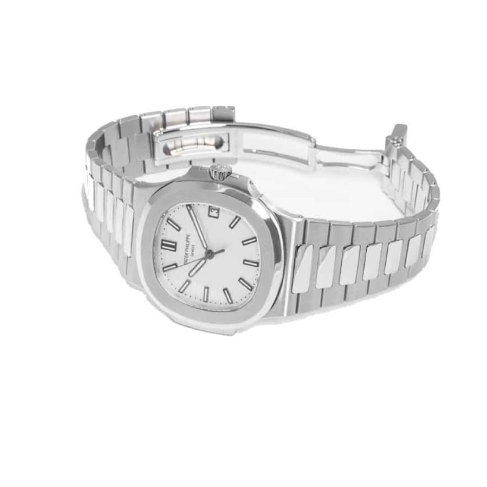 Nautilus Edelstahl Weißes Zifferblatt 5711/1A-011