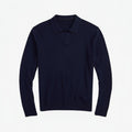 Woll-Pullover Mit Johnny-Kragen