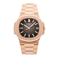 Nautilus Chronograph 5980/1R-001 Roségold Schwarzes Zifferblatt