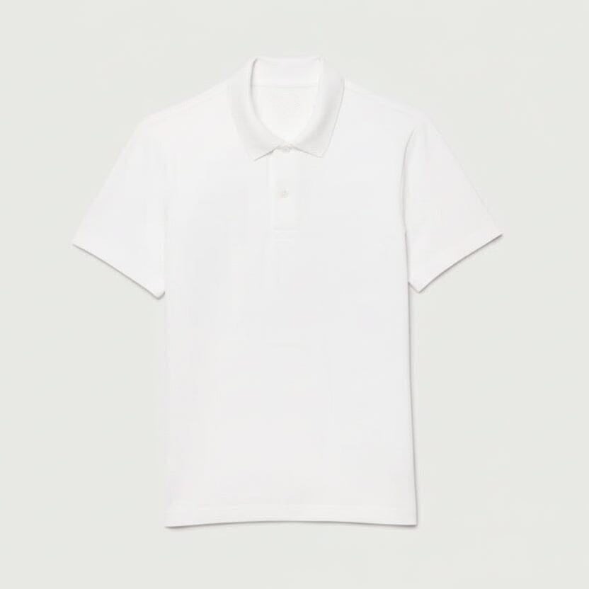 Regular Fit Poloshirt Aus Baumwoll-Mix