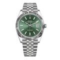 Datejust Grünes Zifferblatt Jubilee Armband 41mm