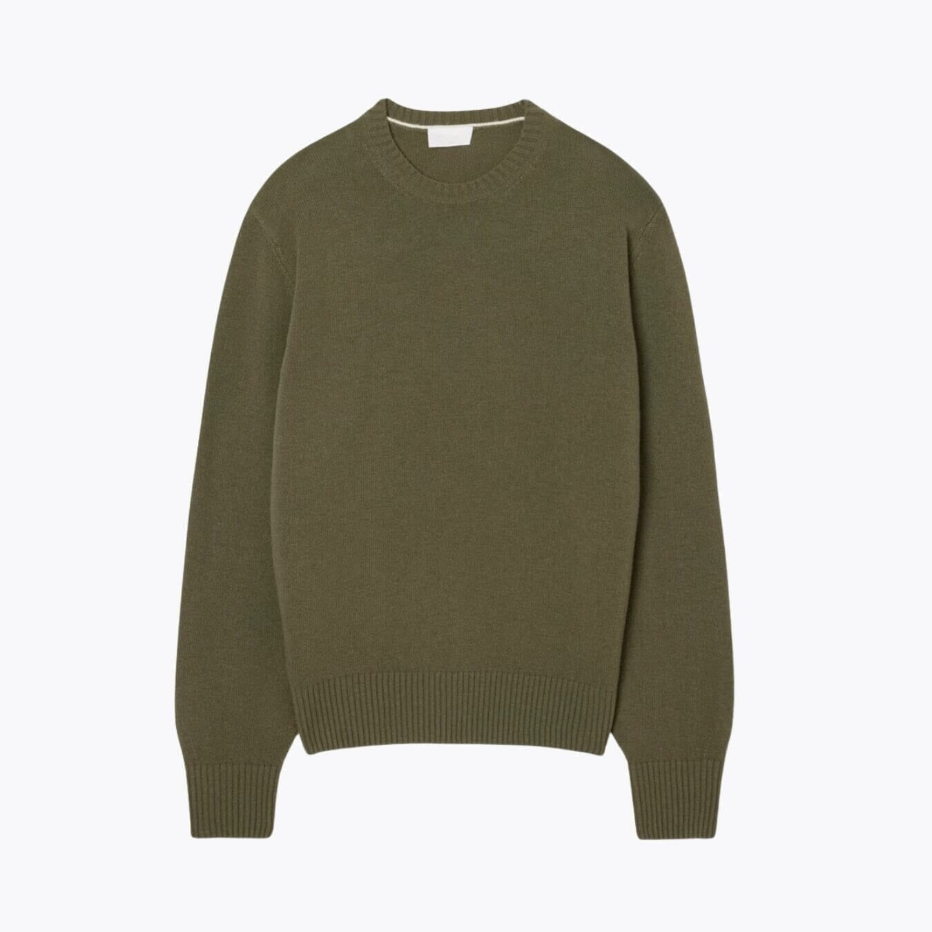Pullover Aus Gekämmter Wolle Mit Rundhalsausschnitt
