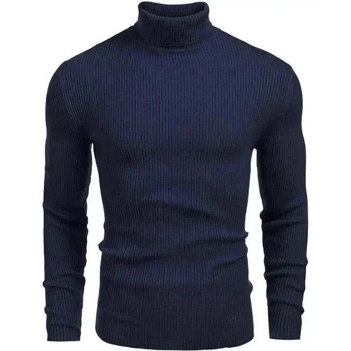 Rollkragen-Pullover Mit Zopfmuster Aus Wolle