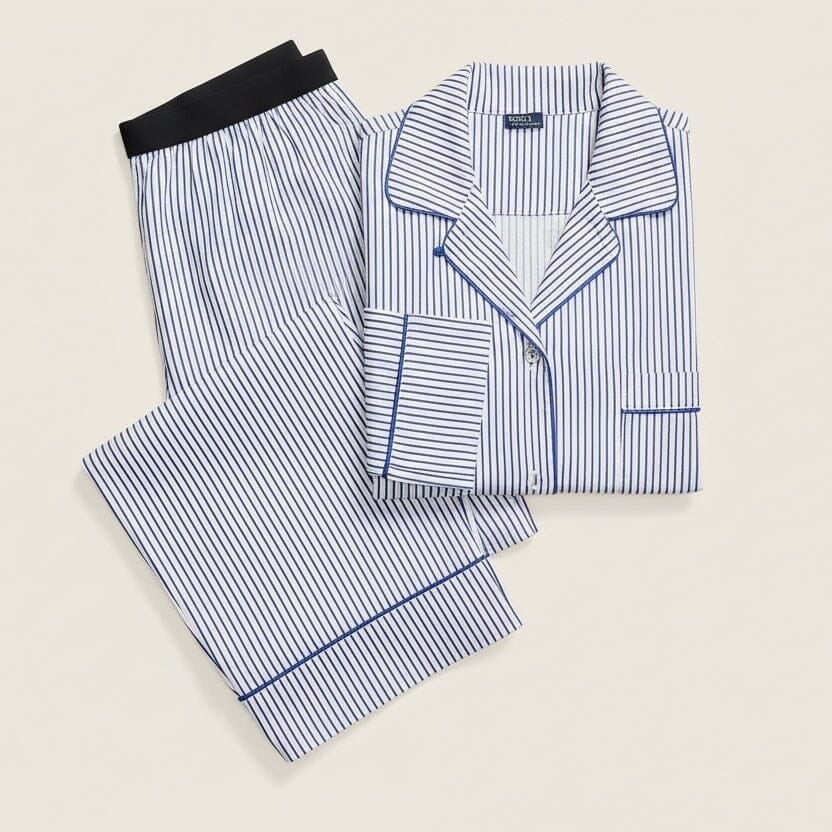 Polo Bear Baumwoll-Sateen Pyjama-Set