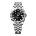 Datejust Diamant Schwarzes Zifferblatt Jubilee 41mm