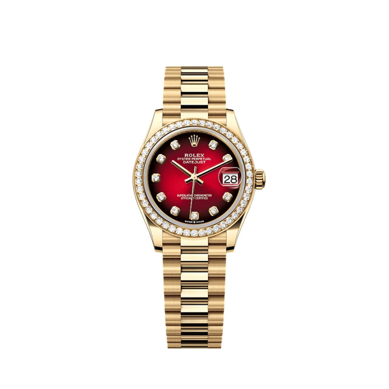 Datejust 31mm Diamant-Lünette Zifferblatt 278288RBR