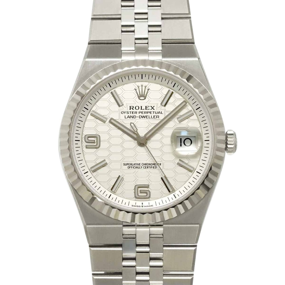 Land-Dweller 127334 "weißes Zifferblatt" 40mm