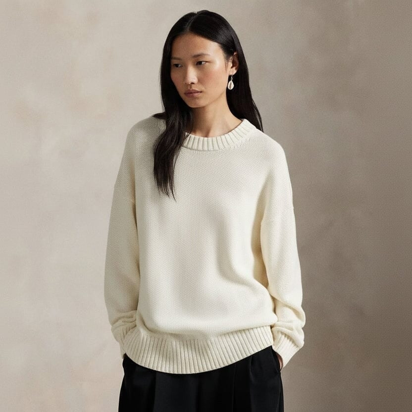 Polo Bear Baumwoll-Pullover Mit Rundhalsausschnitt