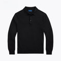 Woll-Pullover Mit Polo-Kragen