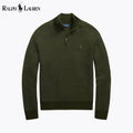 Waschbarer Woll-Pullover Mit Viertel-Reißverschluss
