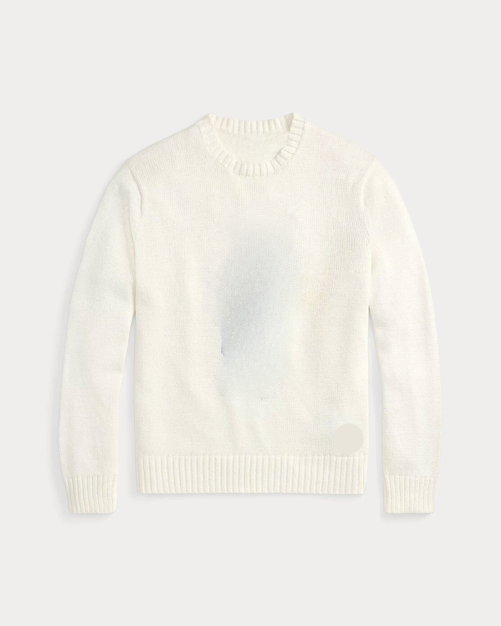 Polo Bear Baumwolle-Leinen Pullover