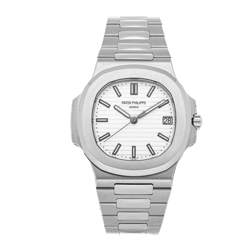 Nautilus Edelstahl Weißes Zifferblatt 5711/1A-011