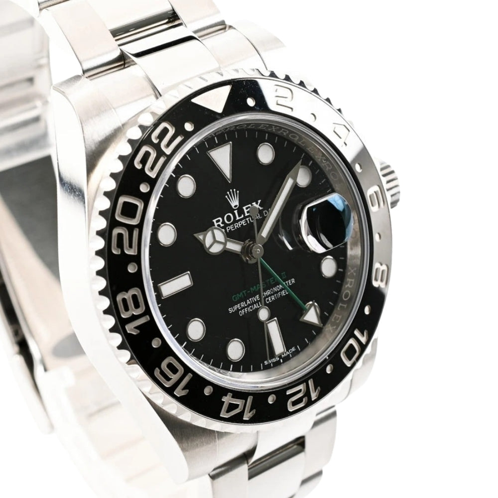 GMT-Master II 116710LN "schwarzes Zifferblatt" 40mm