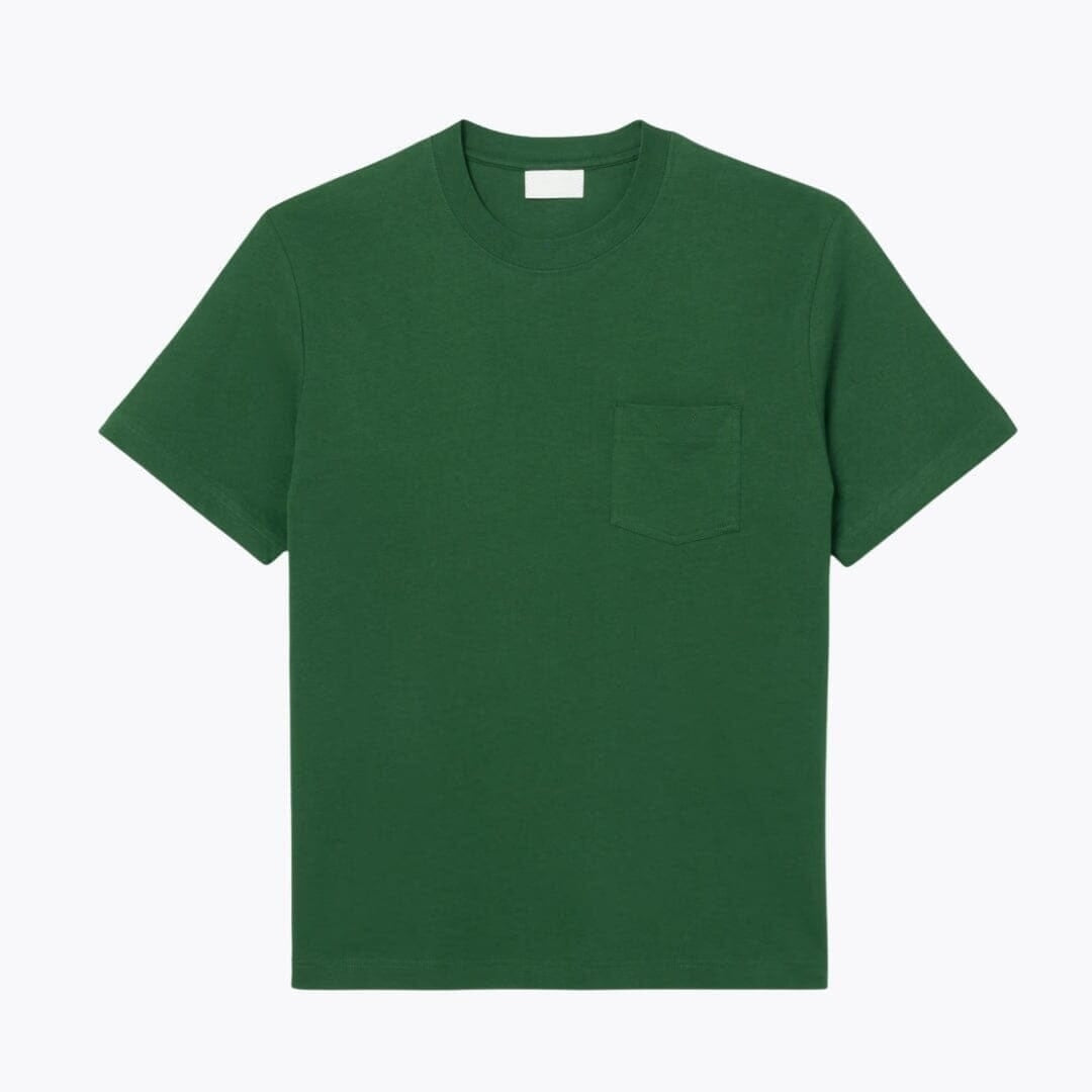 Baumwoll-T-Shirt Mit Brusttasche