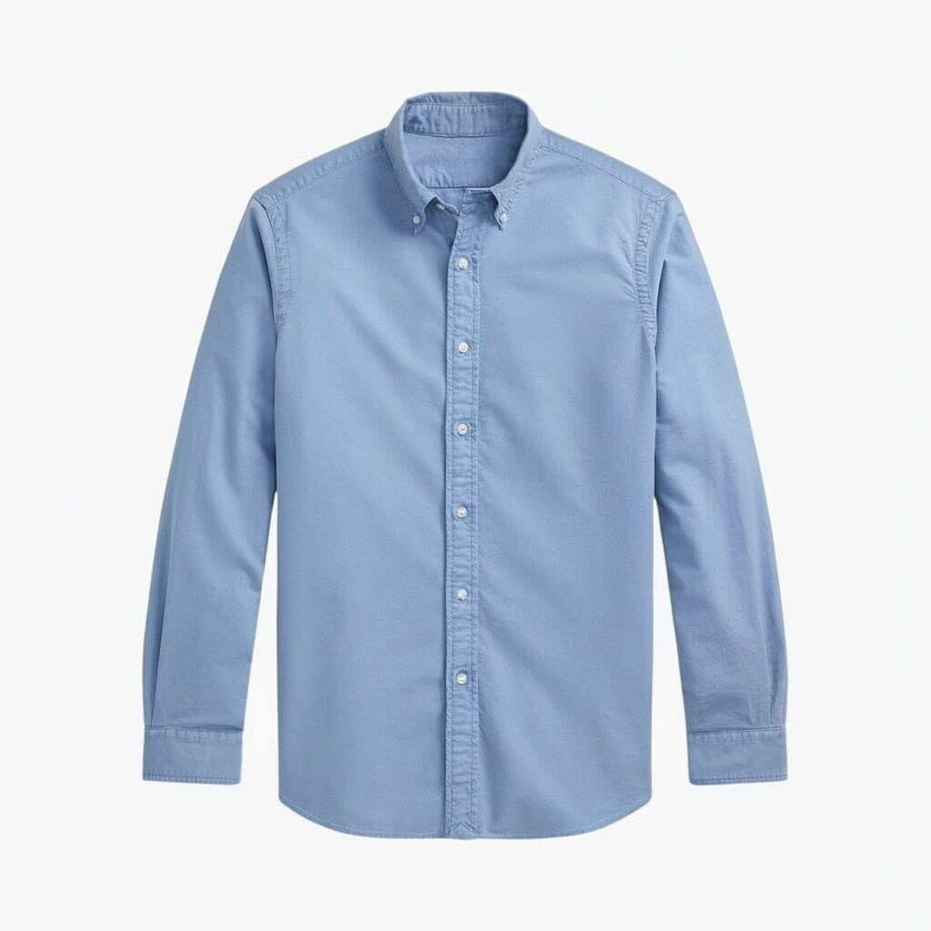 Slim Fit Oxford Hemd - Garment-Dyed