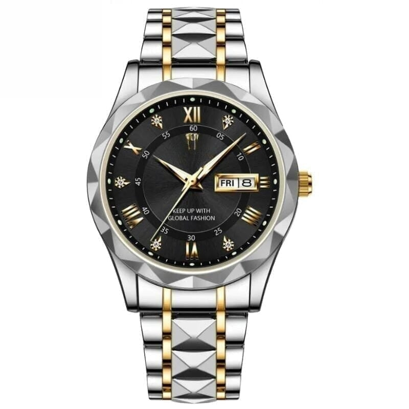 Luminous Steel 40mm Herrenarmbanduhr - Wasserdicht | Edelstahl