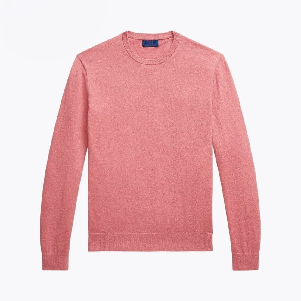 Baumwolle-Kaschmir Rundhals Pullover