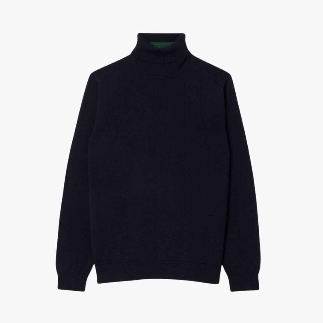 Merino Wolle Rollkragen Pullover