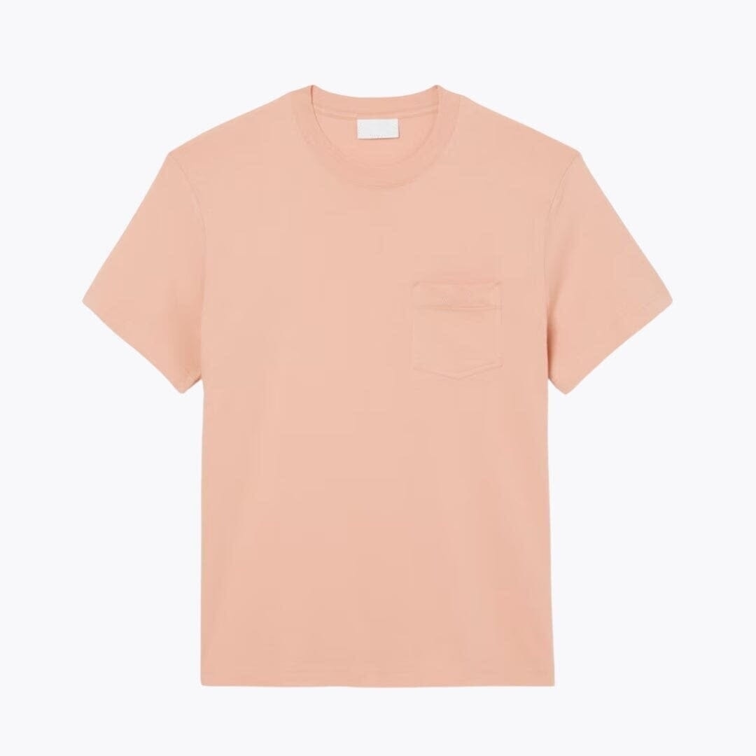 Baumwoll-T-Shirt Mit Brusttasche