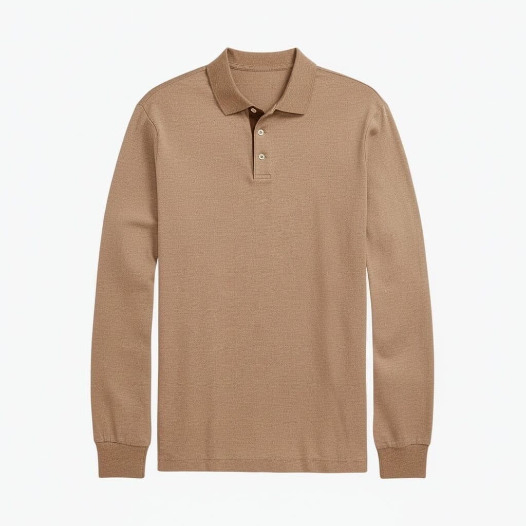 Classic Fit Polo-Shirt Aus Weicher Baumwolle