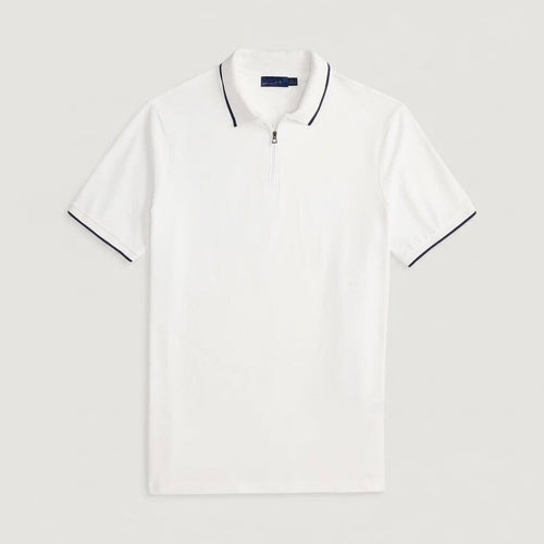 Classic Fit Stretch Mesh Poloshirt