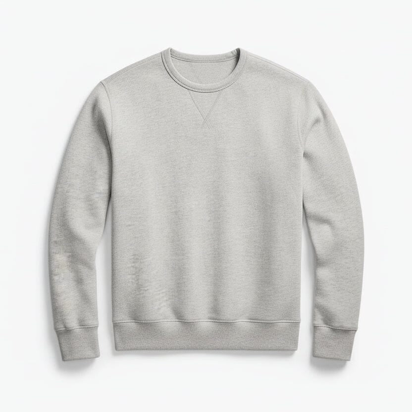 Fleece Sweatshirt Aus Baumwollmischung