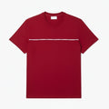 Herren T-SHIRT Aus Baumwoll-Jersey Mit Kontrastbesatz