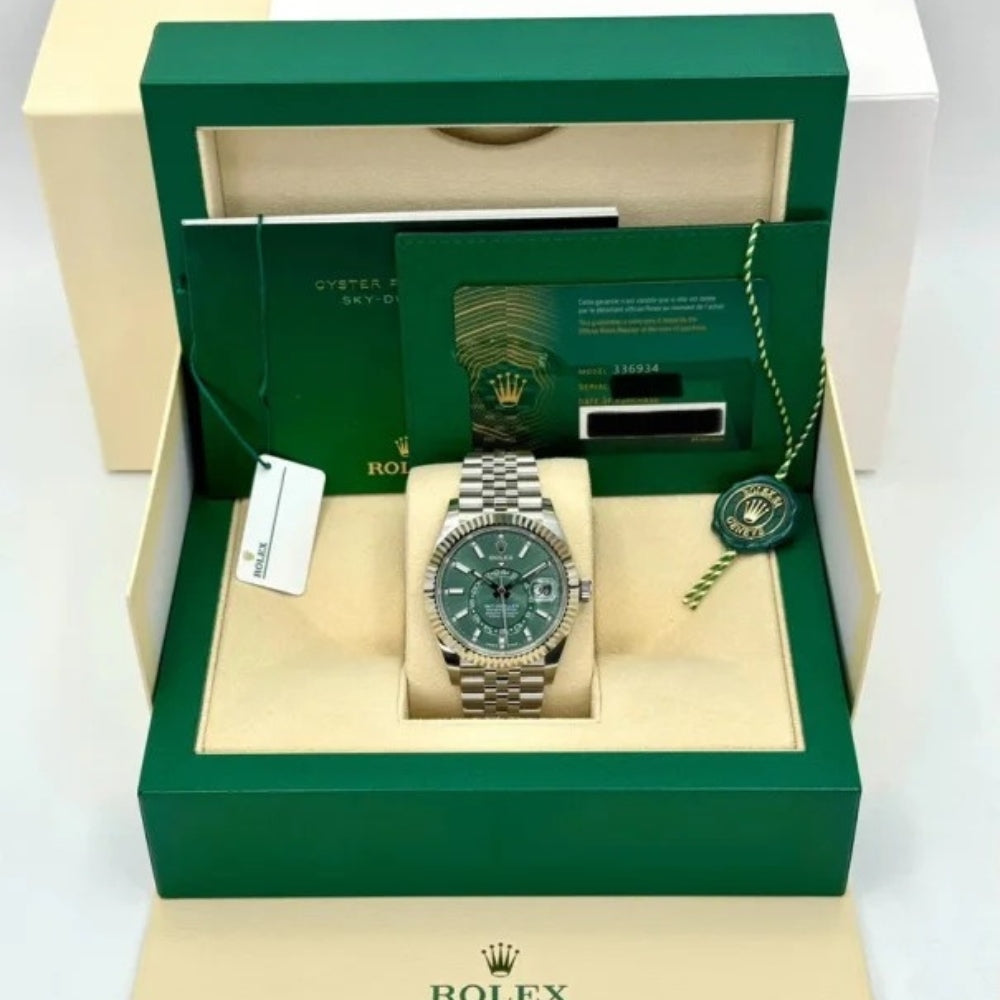 Sky-Dweller Mit Grünem Zifferblatt 336934-0001