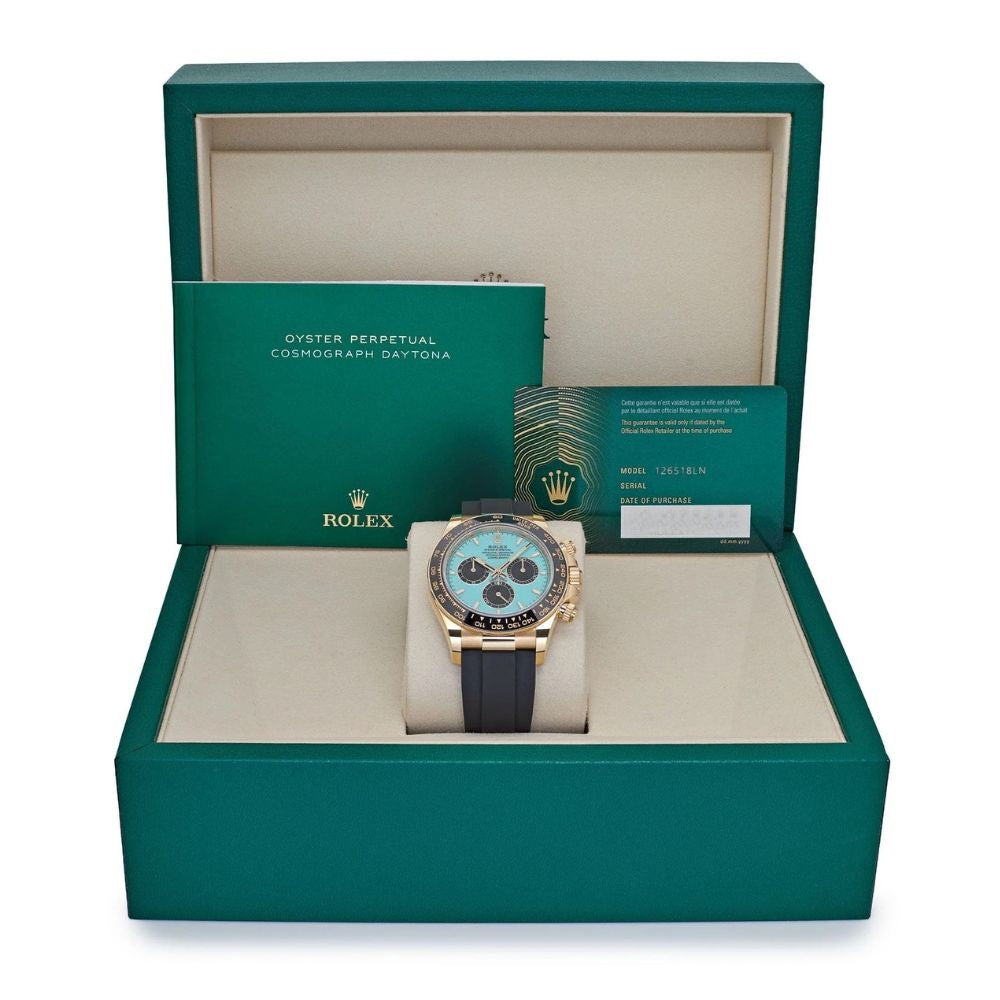 Daytona 126518LN "turquoise Blue" Herrenchronograph