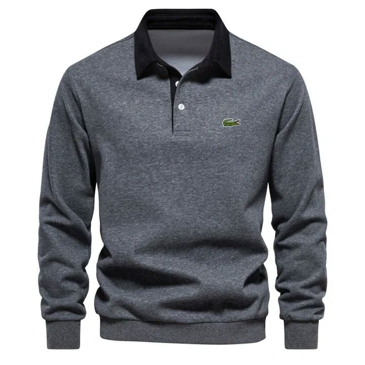 Modern Polo Sweatshirt - Räumungsverkauf