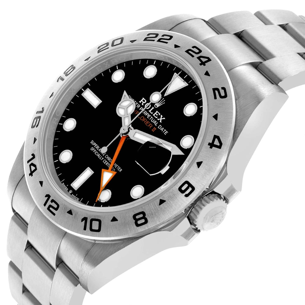 Explorer II 216570 "schwarzes Zifferblatt" 42mm