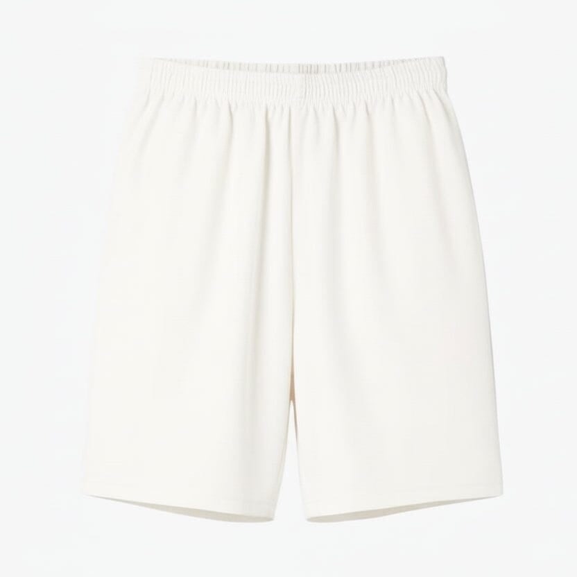 Tennis-Shorts Aus Bedrucktem Diamant-Taft