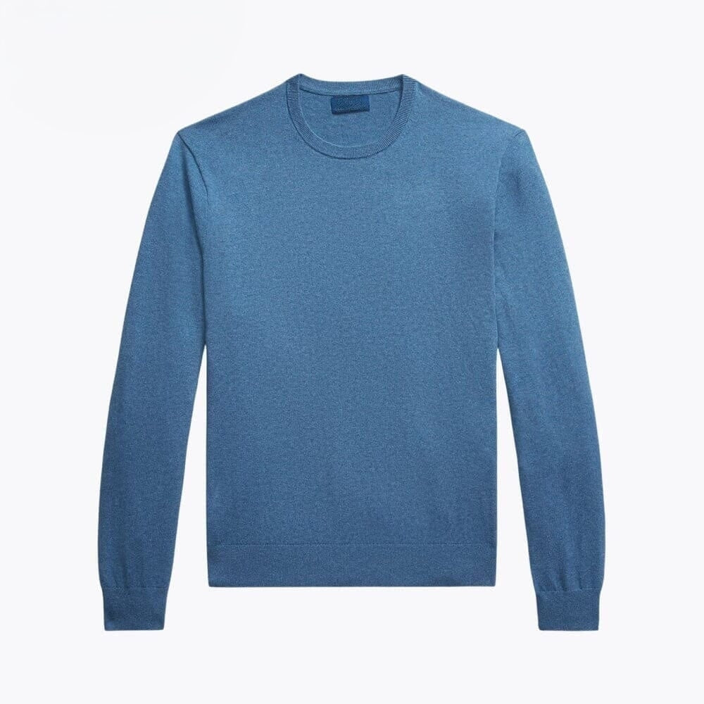 Baumwolle-Kaschmir Rundhals Pullover