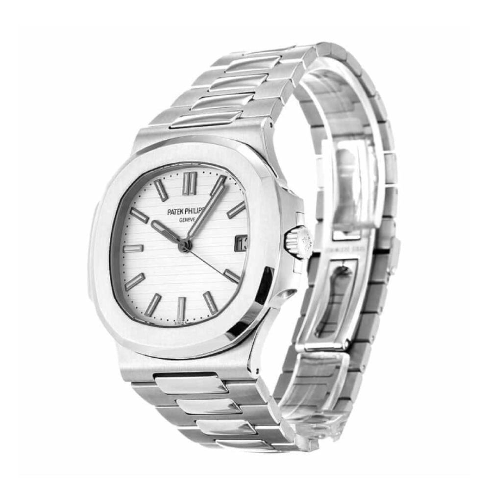Nautilus Edelstahl Weißes Zifferblatt 5711/1A-011