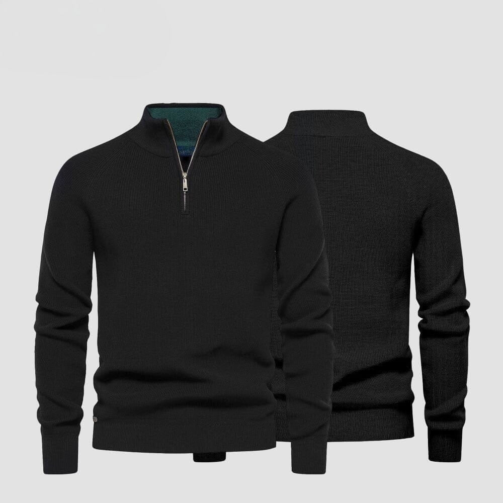 Modern Rundhals-Strickpullover